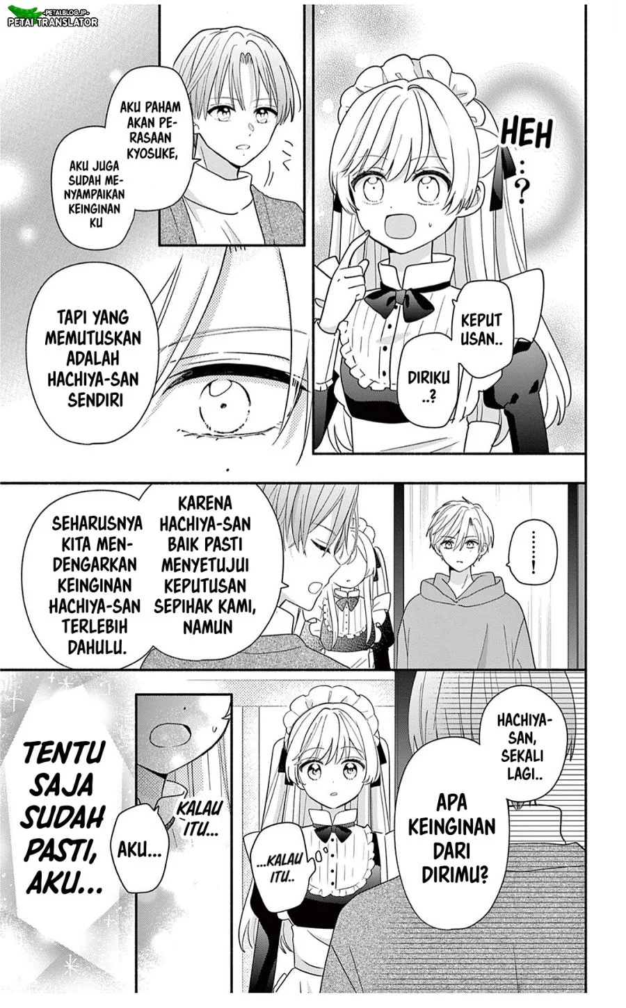 Maid wa Koisuru Hachiya-kun Chapter 29.2 Gambar 4
