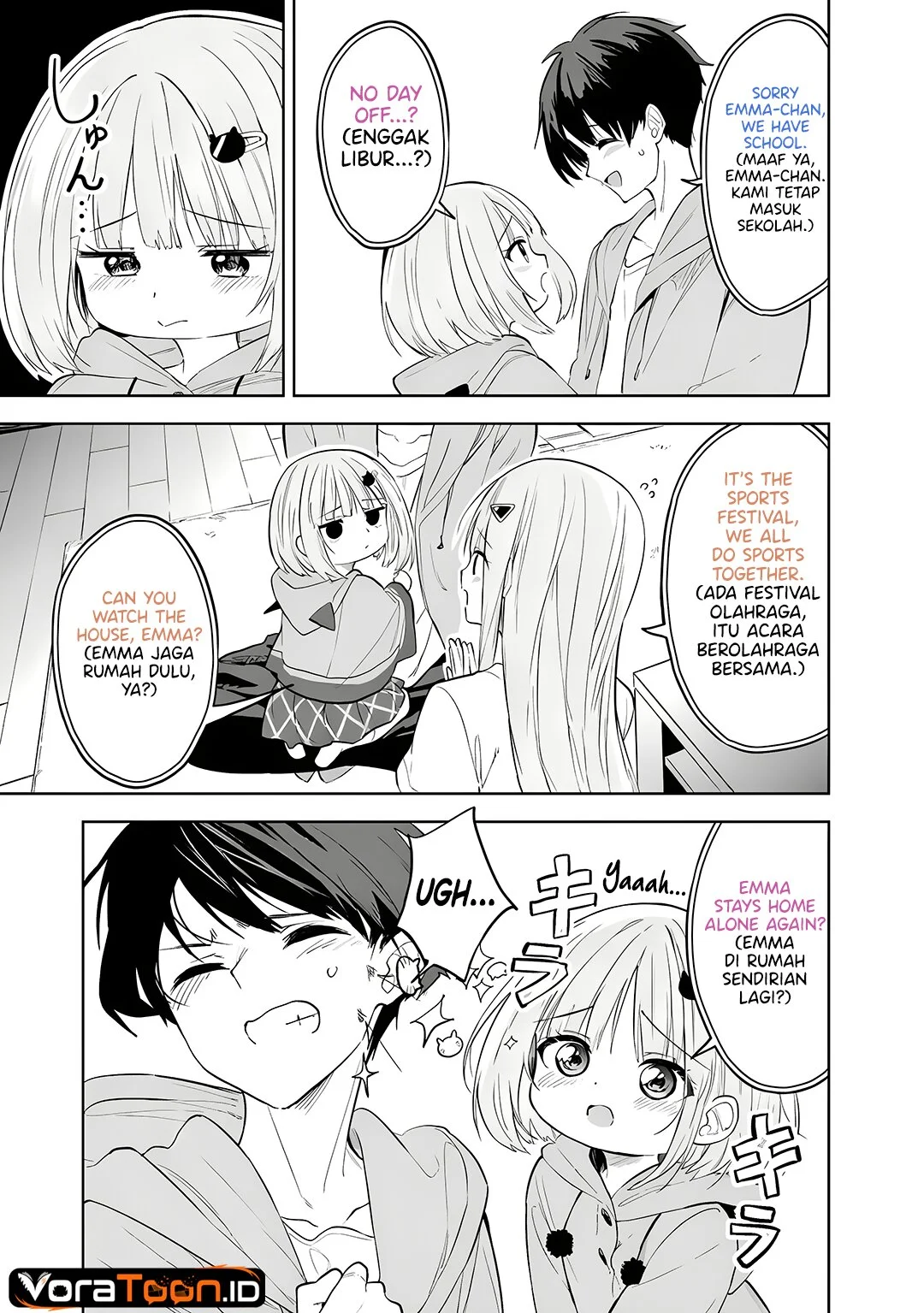 Maigo ni Natteita Youjo o Tasuketara, Otonari ni Sumu Bishoujo Ryuugakusei ga Ie ni Asobi ni Kuru You ni Natta Ken ni Tsuite Chapter 33 Gambar 16