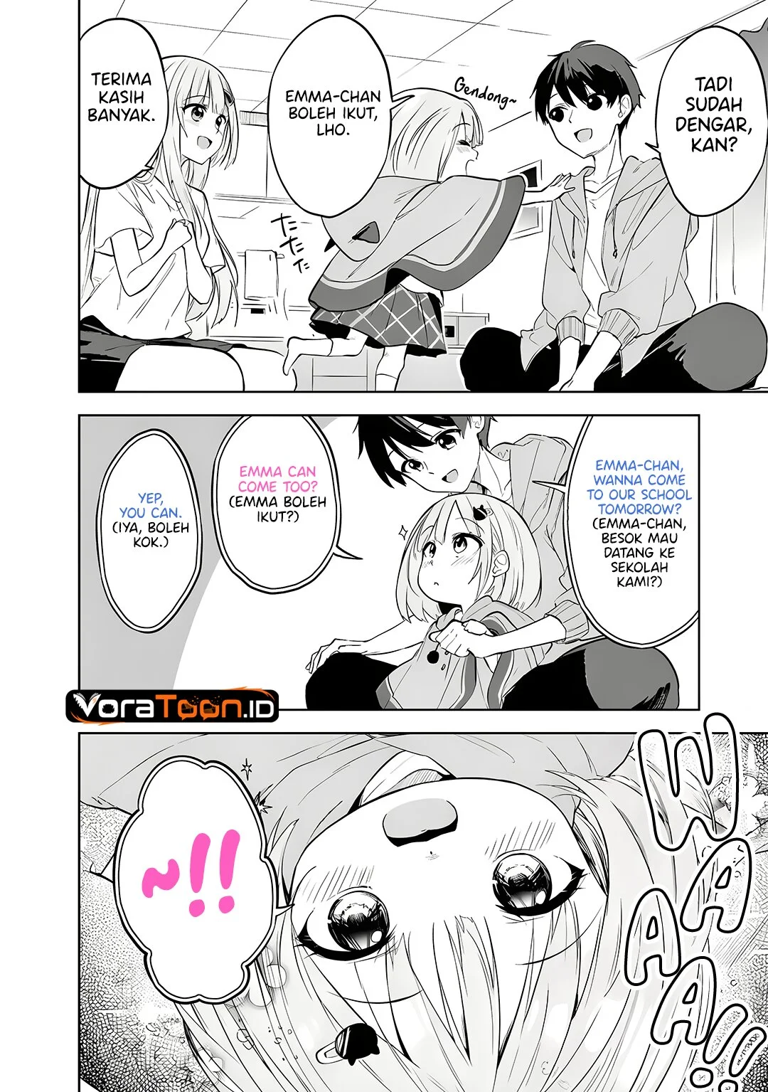Maigo ni Natteita Youjo o Tasuketara, Otonari ni Sumu Bishoujo Ryuugakusei ga Ie ni Asobi ni Kuru You ni Natta Ken ni Tsuite Chapter 33 Gambar 23