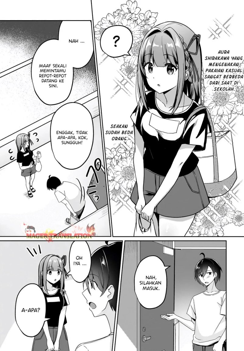 Maigo no Onnanoko o Ie Made Todoketara, Genkan kara Detekita no wa Gakunen Ichi no Bishoujo deshita Chapter 2 Gambar 12
