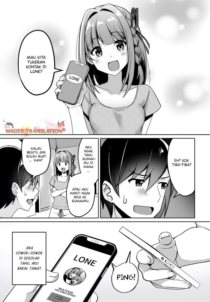 Maigo no Onnanoko o Ie Made Todoketara, Genkan kara Detekita no wa Gakunen Ichi no Bishoujo deshita Chapter 2 Gambar 26