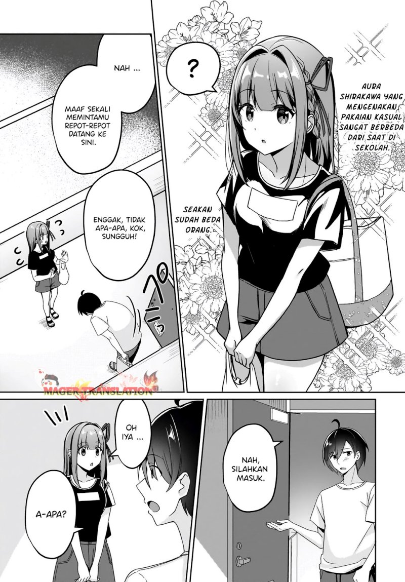 Maigo no Onnanoko o Ie Made Todoketara, Genkan kara Detekita no wa Gakunen Ichi no Bishoujo deshita Chapter 2 Gambar 30