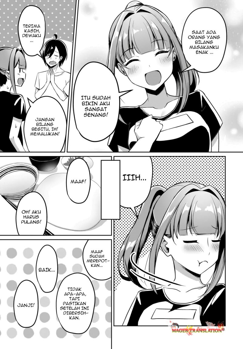 Maigo no Onnanoko o Ie Made Todoketara, Genkan kara Detekita no wa Gakunen Ichi no Bishoujo deshita Chapter 4 Gambar 18
