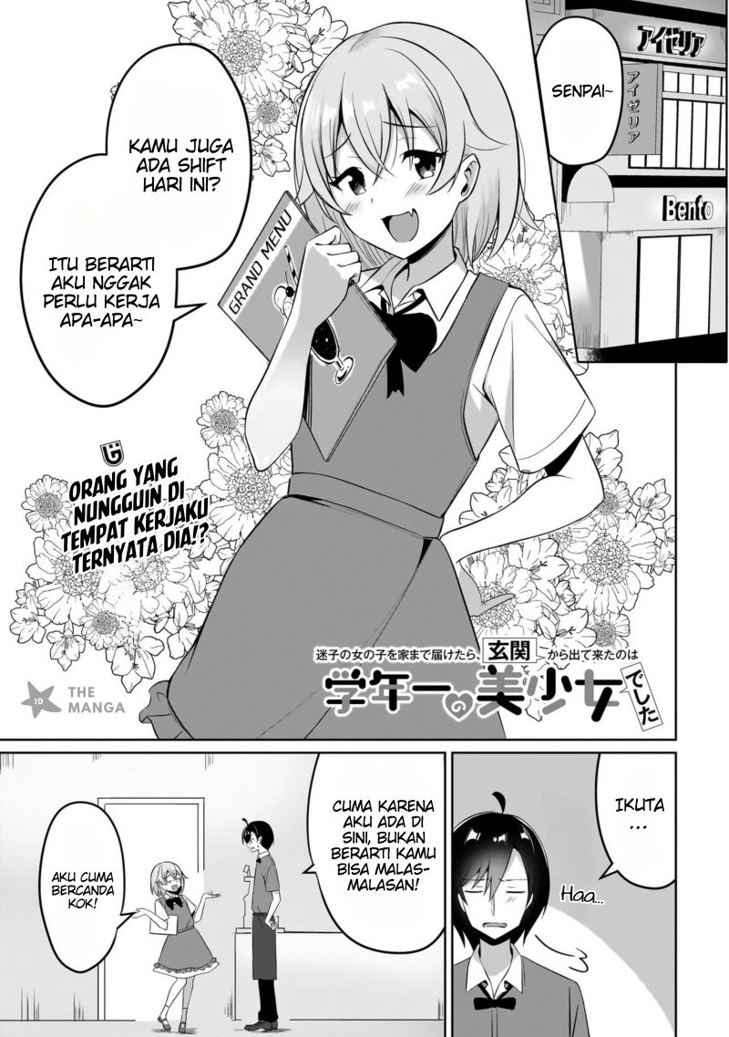 Baca Manga Maigo no Onnanoko o Ie Made Todoketara, Genkan kara Detekita no wa Gakunen Ichi no Bishoujo deshita Chapter 6.1 Gambar 2