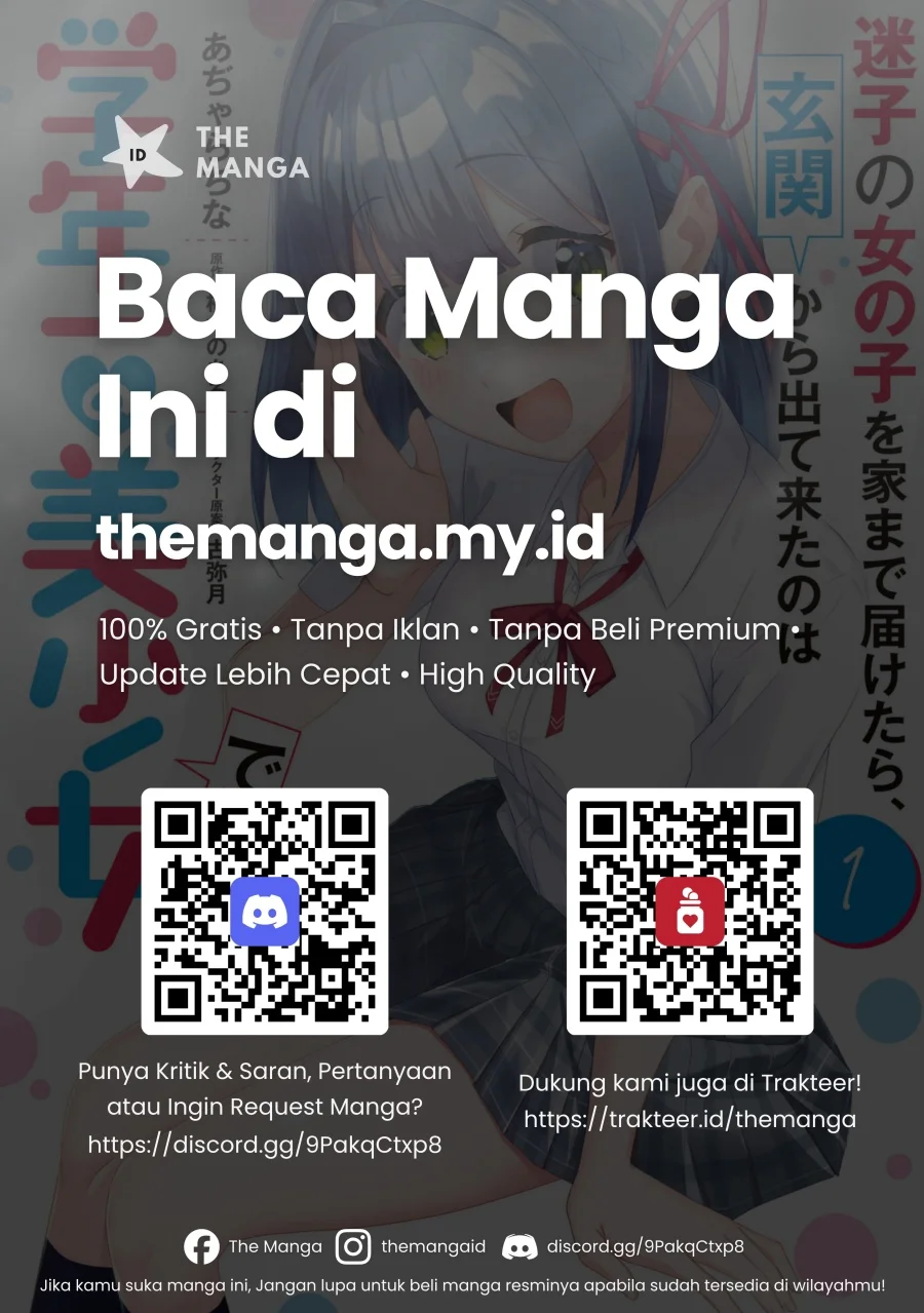 Maigo no Onnanoko o Ie Made Todoketara, Genkan kara Detekita no wa Gakunen Ichi no Bishoujo deshita Chapter 8.2 Gambar 12