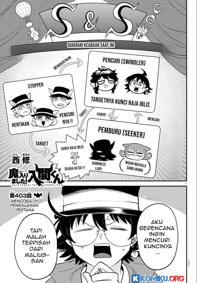 Baca Manga Mairimashita! Iruma-kun Chapter 403 Gambar 2