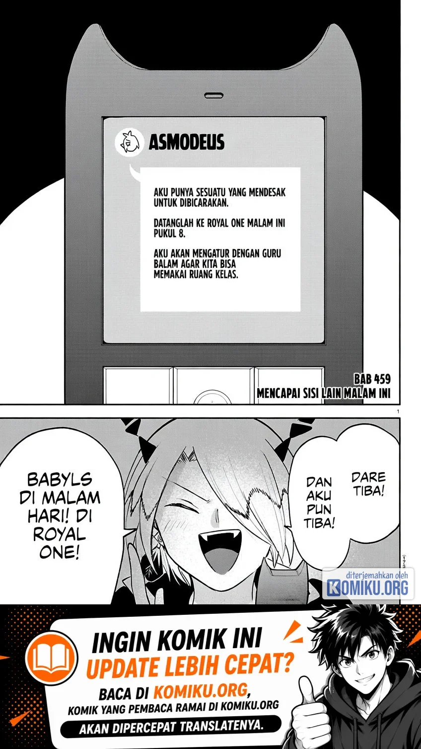 Komik Mairimashita! Iruma-kun Chapter 459 gambar 1