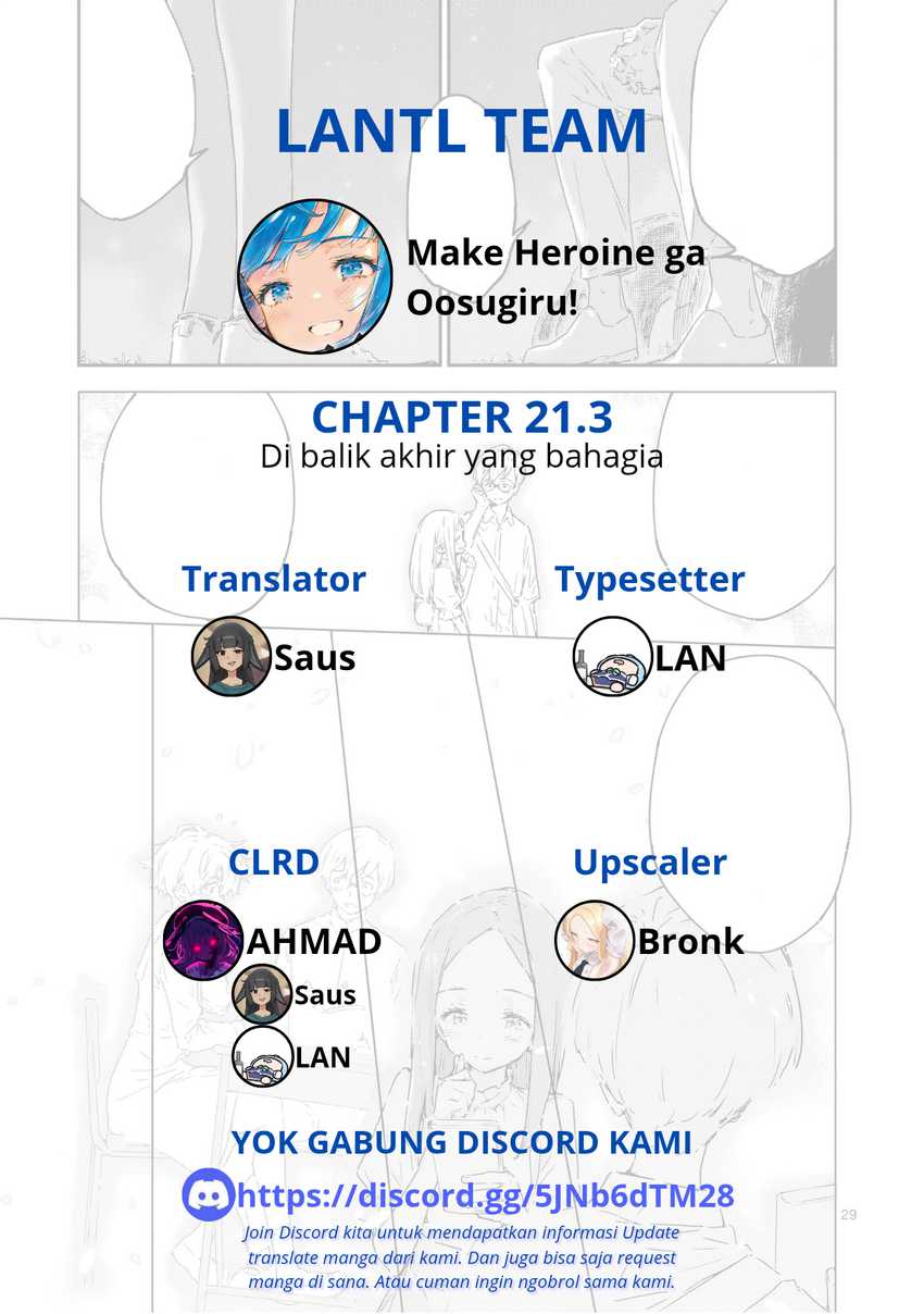 Baca Komik Make Heroine ga Oosugiru! Chapter 21.3 Gambar 1
