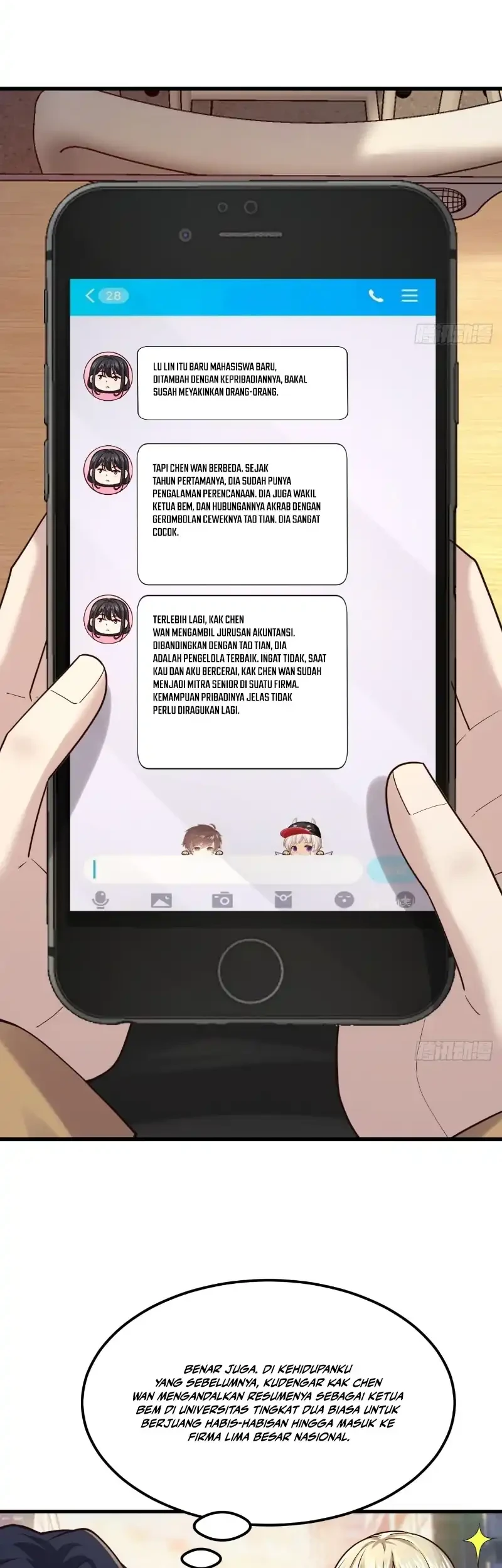 Male God, Your Persona Has Collapsed! Chapter 53 halaman 6