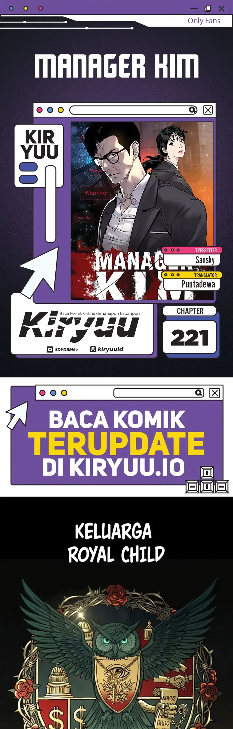 Komik Manager Kim Chapter 221 gambar 1