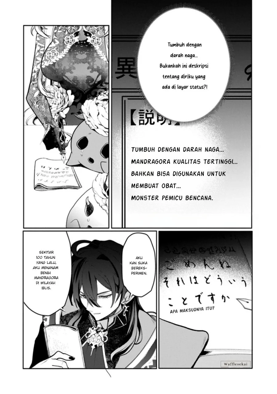 Mandragora tte Baretara Toubatsu desu ka?: Hana no Majo no Hohoemi wa Kanchigai no Tane o Maku Chapter 10.2 Gambar 10