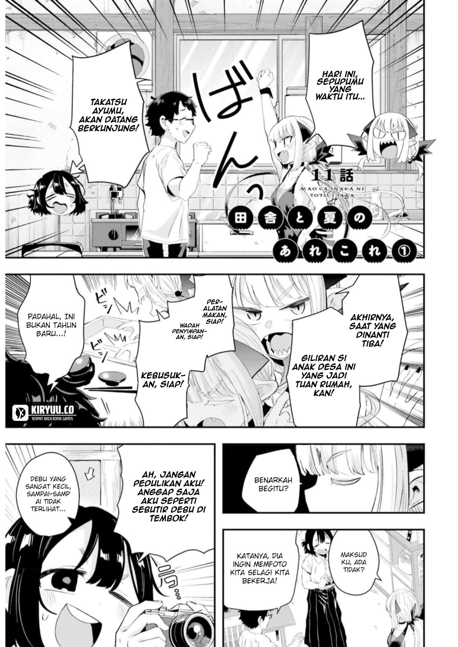Baca Komik Maou ga Inaka ni Totsuidara Chapter 11 Gambar 1