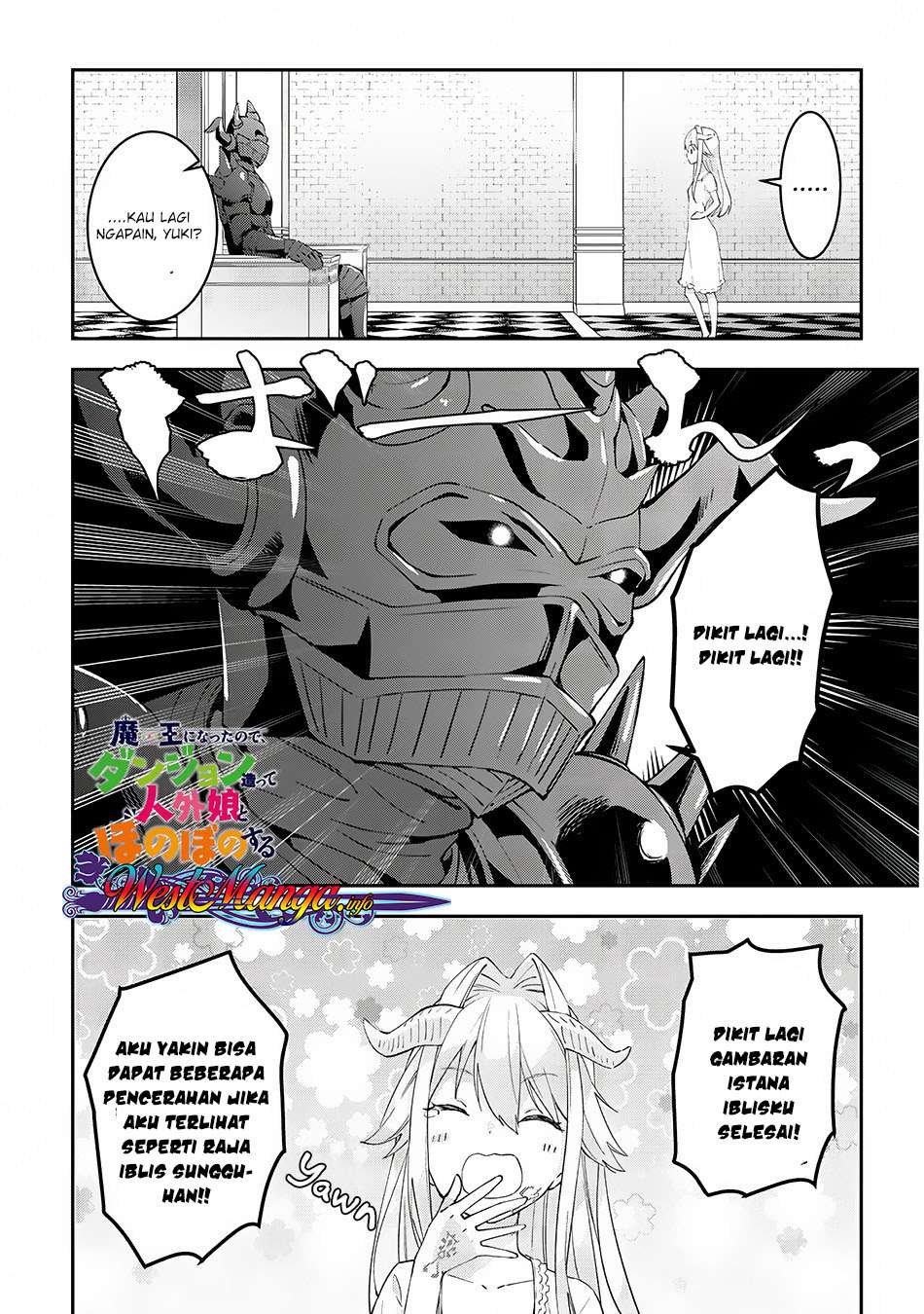Baca Manga Maou ni Natta node, Dungeon Tsukutte Jingai Musume to Honobono suru Chapter 16 Gambar 2