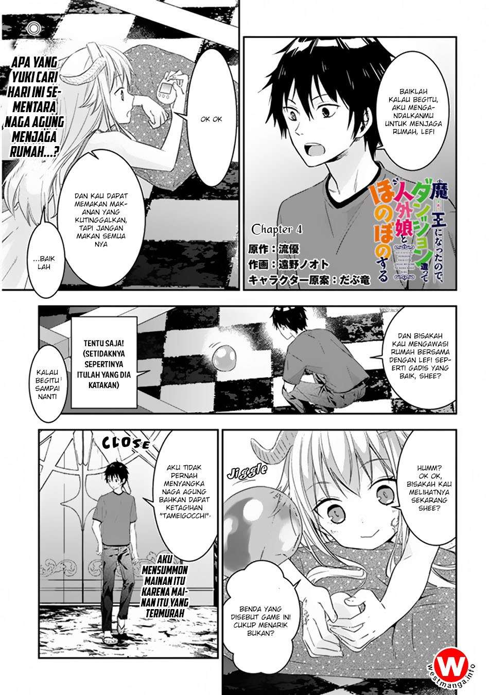 Baca Manga Maou ni Natta node, Dungeon Tsukutte Jingai Musume to Honobono suru Chapter 4.1 Gambar 2