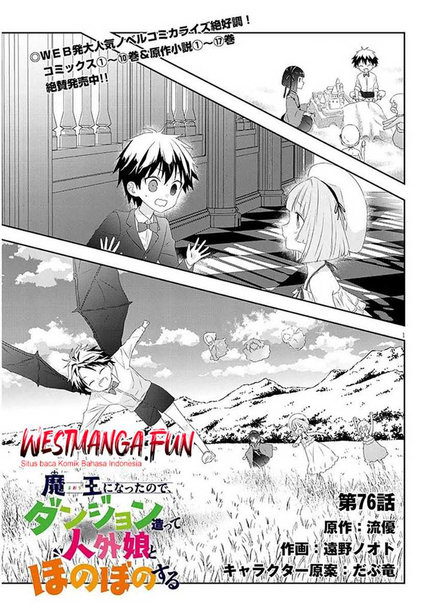Baca Manga Maou ni Natta node, Dungeon Tsukutte Jingai Musume to Honobono suru Chapter 76.1 Gambar 2