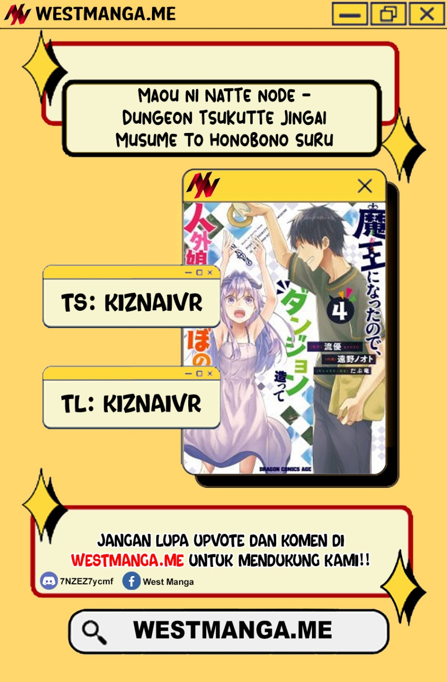 Baca Komik Maou ni Natta node, Dungeon Tsukutte Jingai Musume to Honobono suru Chapter 81.2 Gambar 1