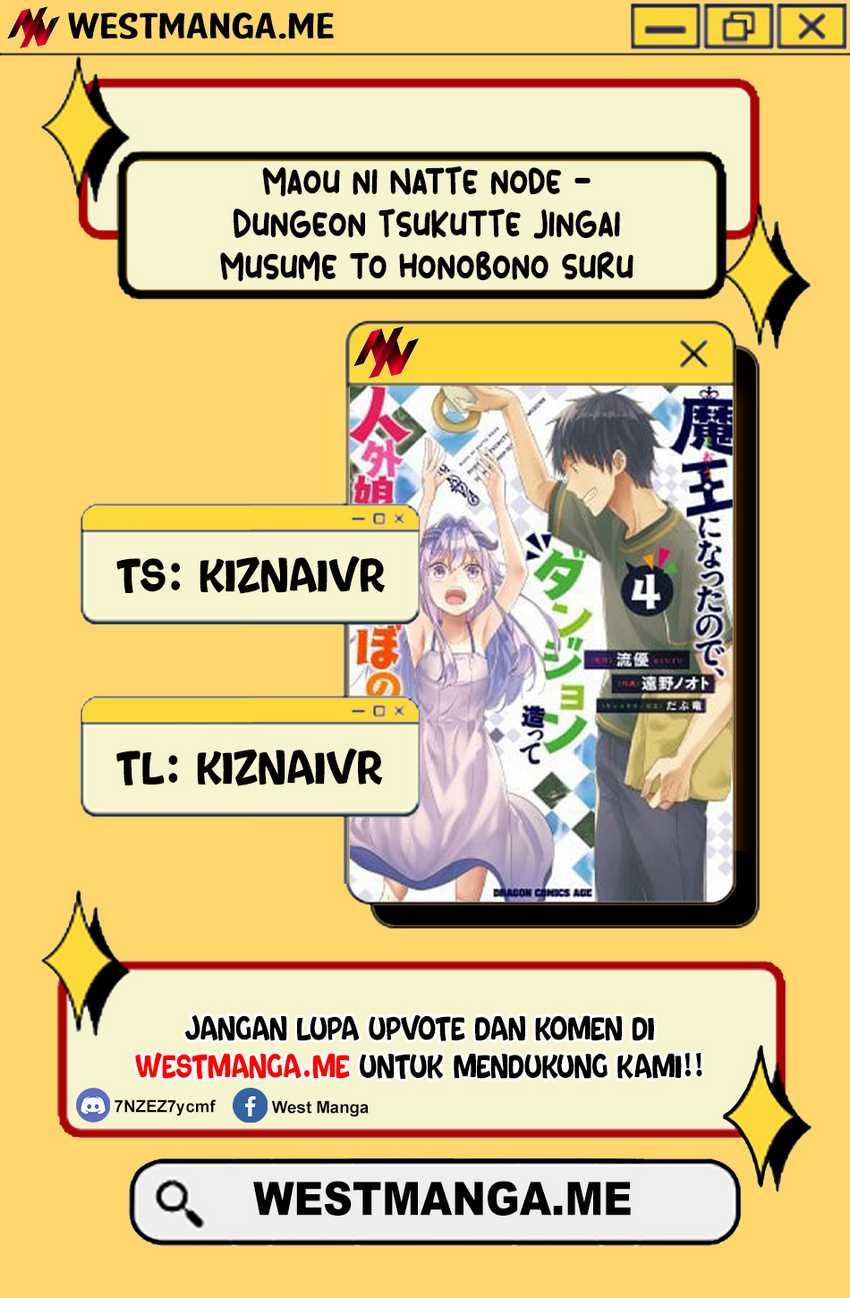Baca Komik Maou ni Natta node, Dungeon Tsukutte Jingai Musume to Honobono suru Chapter 82.2 Gambar 1