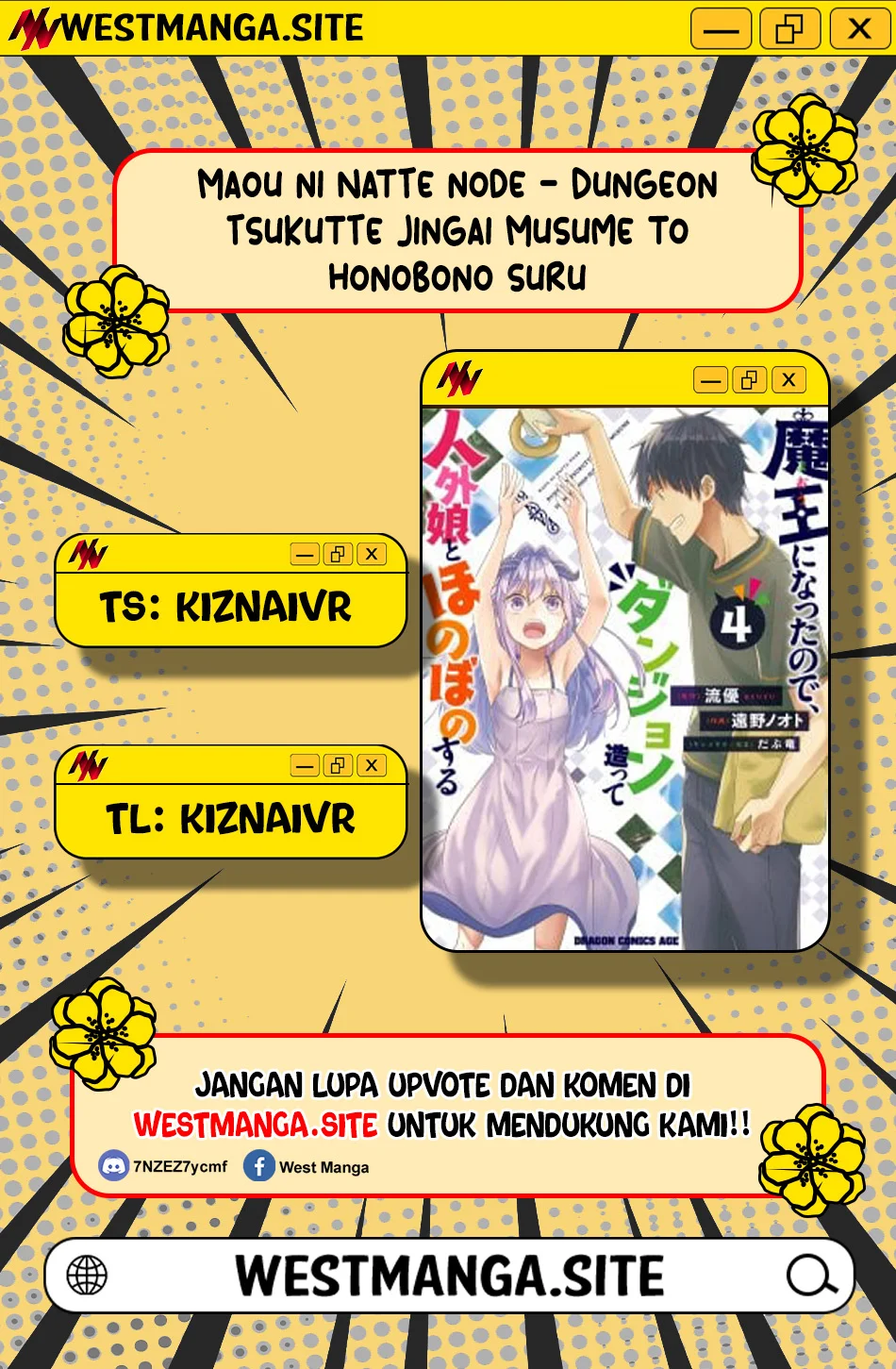 Komik Maou ni Natte node – Dungeon Tsukutte Jingai Musume to Honobono suru Chapter 92.1 gambar 1