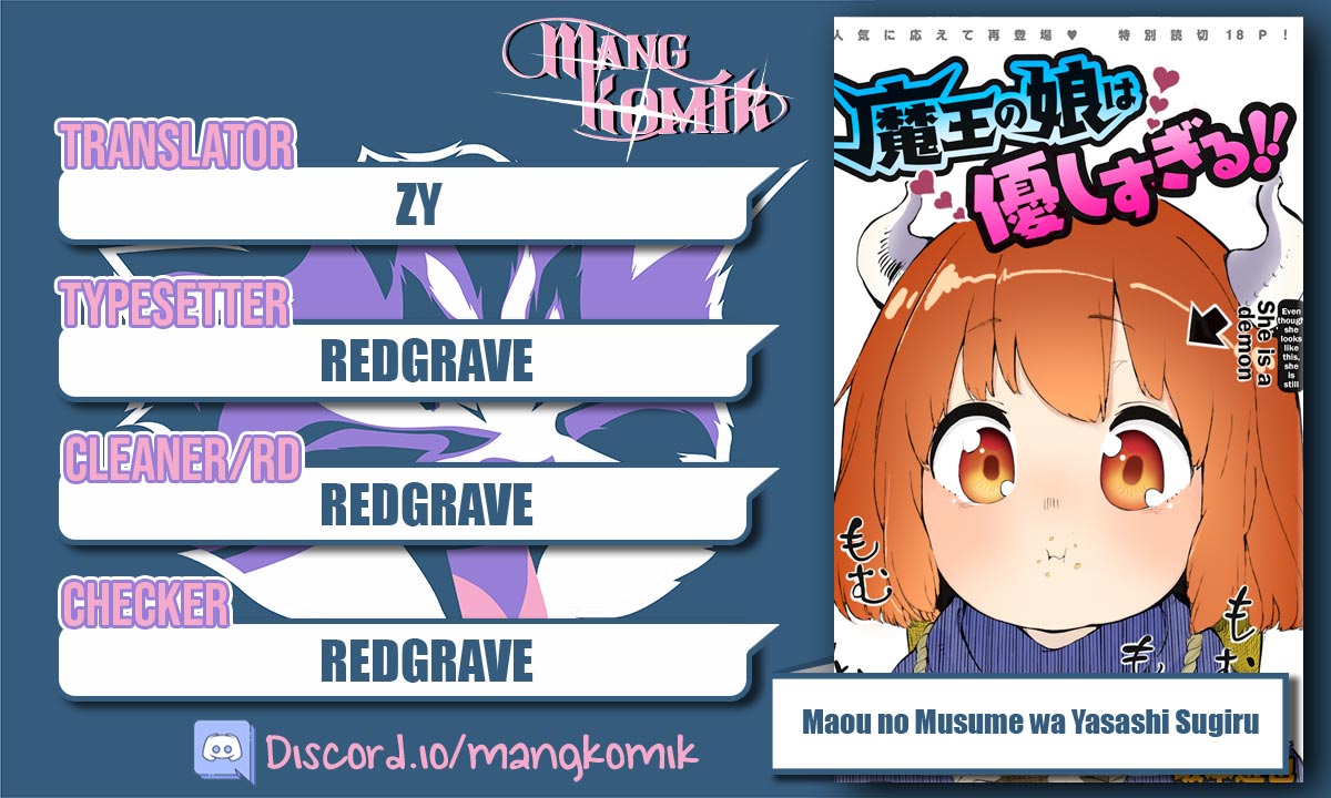 Baca Komik Maou no Musume wa Yasashi sugiru!! Chapter 22 Gambar 1