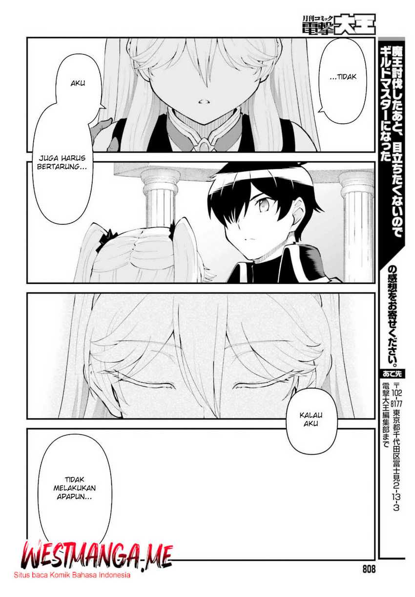 Maou Toubatsu Shita Ato, Medachitakunai node Guild Master ni Natta Chapter 54 Gambar 33