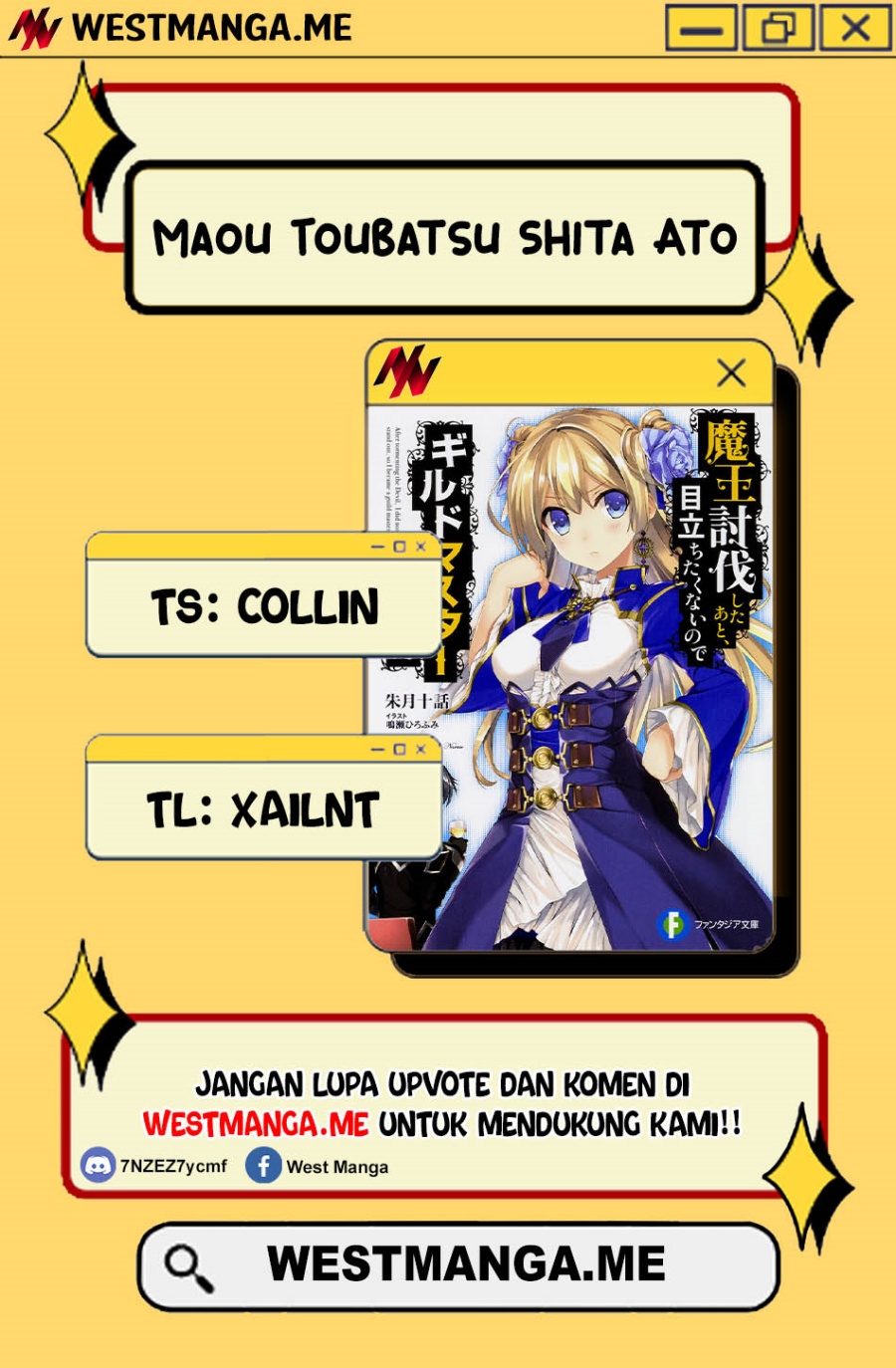 Maou Toubatsu Shita Ato, Medachitakunai node Guild Master ni Natta Chapter 57 Gambar 4