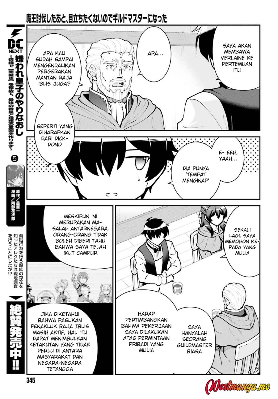 Maou Toubatsu Shita Ato, Medachitakunai node Guild Master ni Natta Chapter 62 Gambar 20