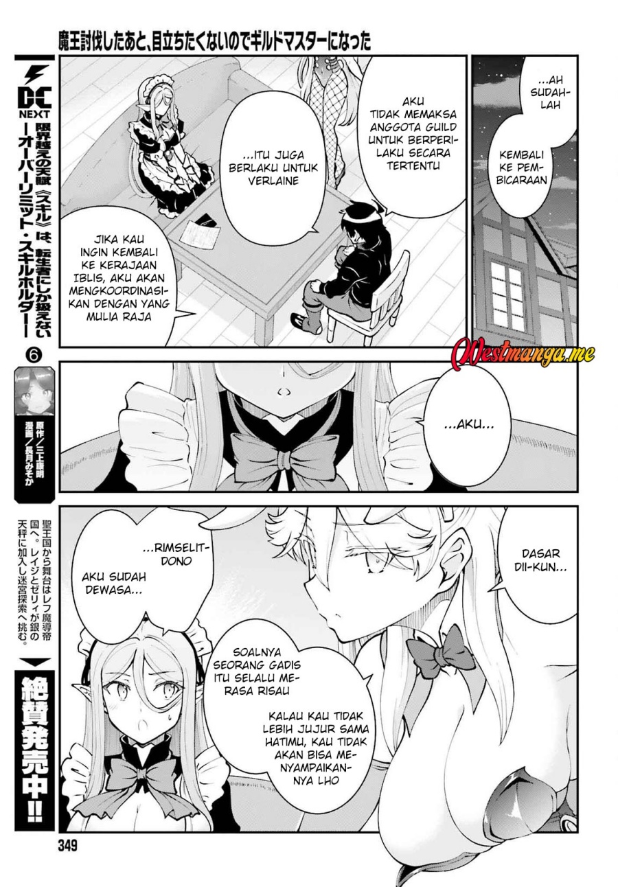 Maou Toubatsu Shita Ato, Medachitakunai node Guild Master ni Natta Chapter 62 Gambar 24