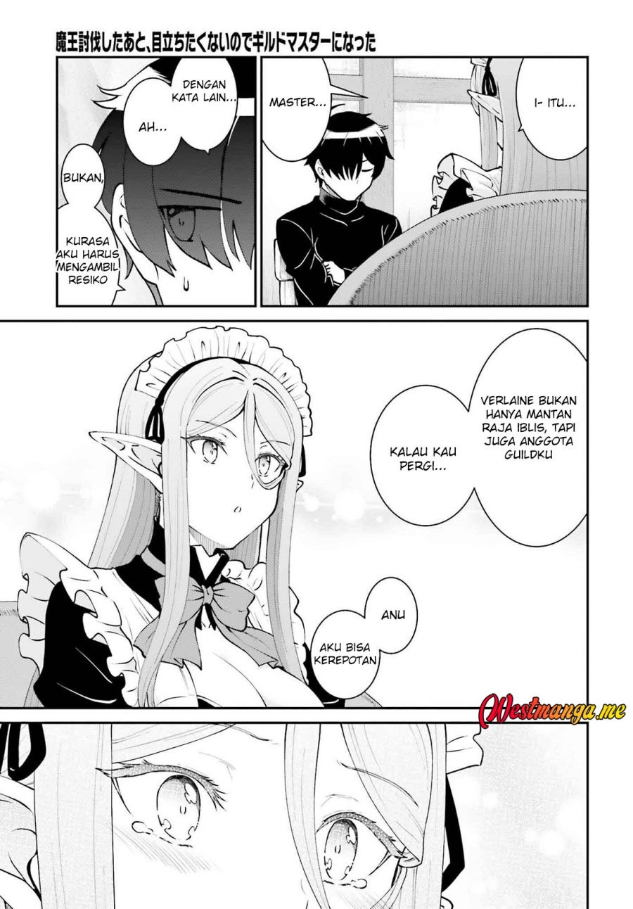 Maou Toubatsu Shita Ato, Medachitakunai node Guild Master ni Natta Chapter 62 Gambar 26