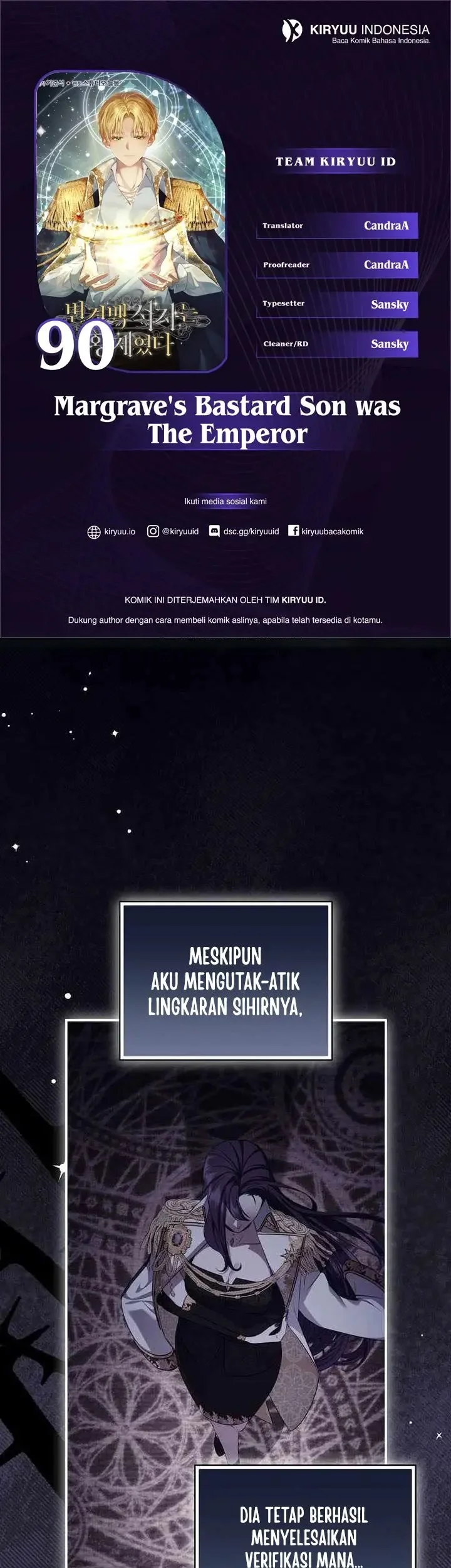 Komik Margrave’s Bastard Son was The Emperor Chapter 90 gambar 1