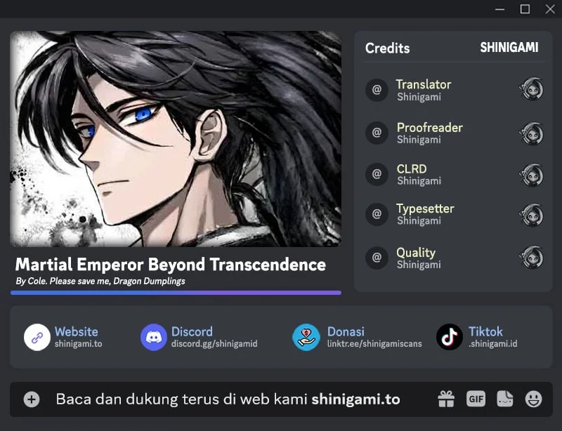 Komik Martial Emperor Beyond Transcendence Chapter 1 gambar 1