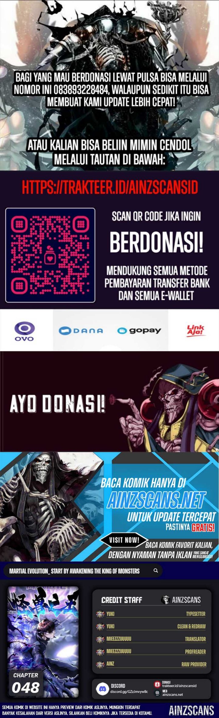 Baca Komik Martial Evolution: Start by Awakening the King of Monsters Chapter 48 Gambar 1