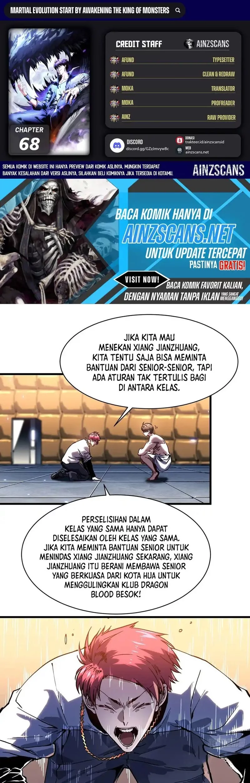 Baca Komik Martial Evolution: Start by Awakening the King of Monsters Chapter 68 Gambar 1