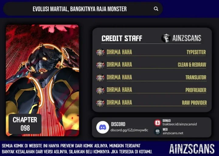 Komik Martial Evolution: Start by Awakening the King of Monsters Chapter 98 gambar 1