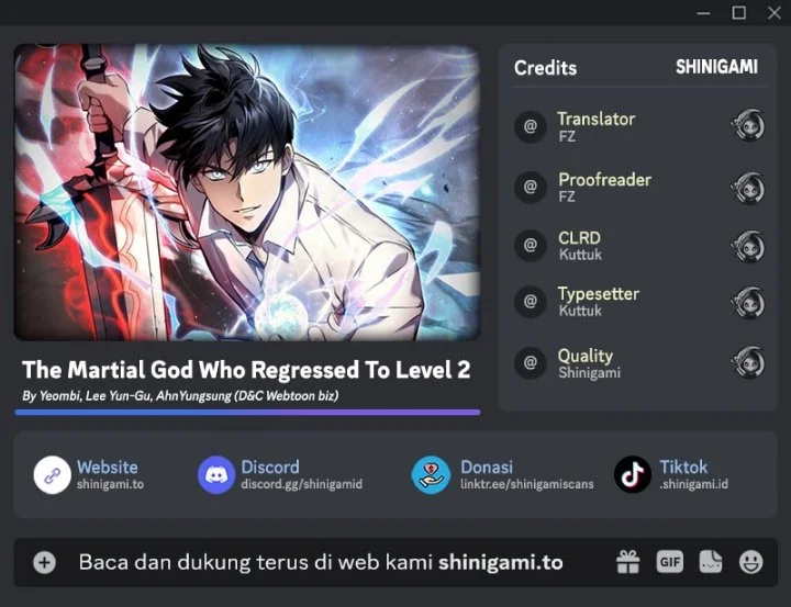 Komik Martial God Regressed to Level 2 Chapter 132 gambar 1