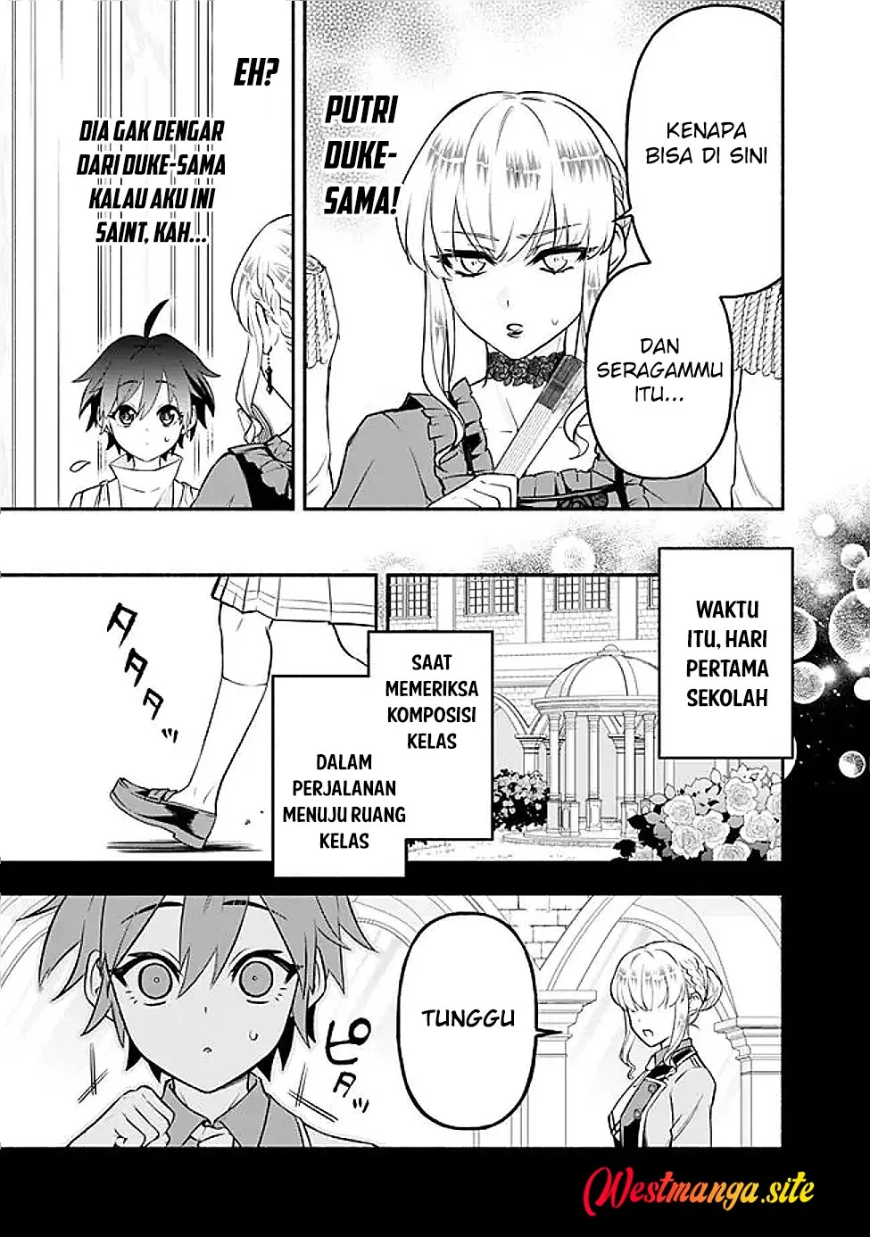 Maryokuryou Rekidai Saikyou na Tensei Seijo-sama no Gakuen Seikatsu wa Haran ni Michiafureteiru you desu Chapter 4 Gambar 28