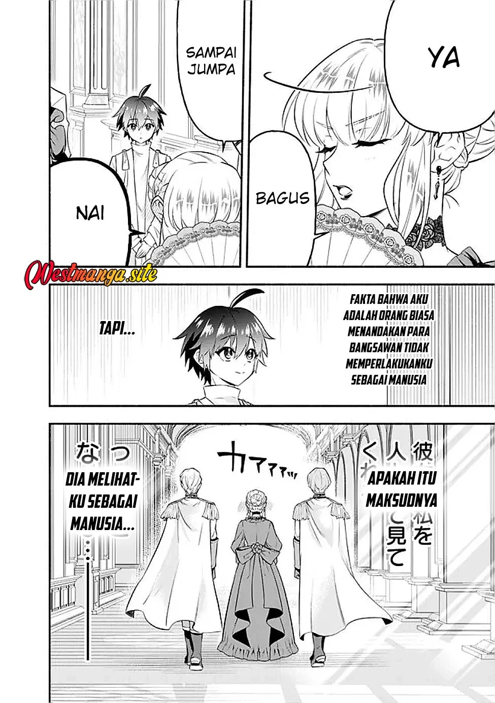 Maryokuryou Rekidai Saikyou na Tensei Seijo-sama no Gakuen Seikatsu wa Haran ni Michiafureteiru you desu Chapter 4 Gambar 35