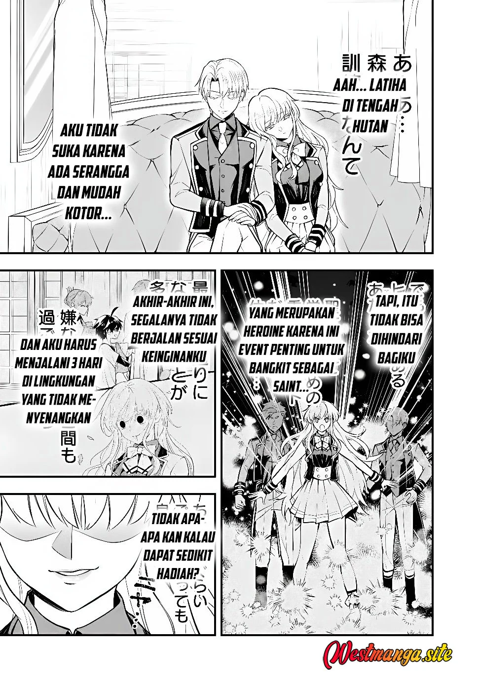 Maryokuryou Rekidai Saikyou na Tensei Seijo-sama no Gakuen Seikatsu wa Haran ni Michiafureteiru you desu Chapter 6 Gambar 22