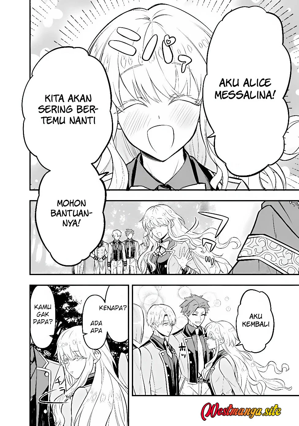 Maryokuryou Rekidai Saikyou na Tensei Seijo-sama no Gakuen Seikatsu wa Haran ni Michiafureteiru you desu Chapter 6 Gambar 31