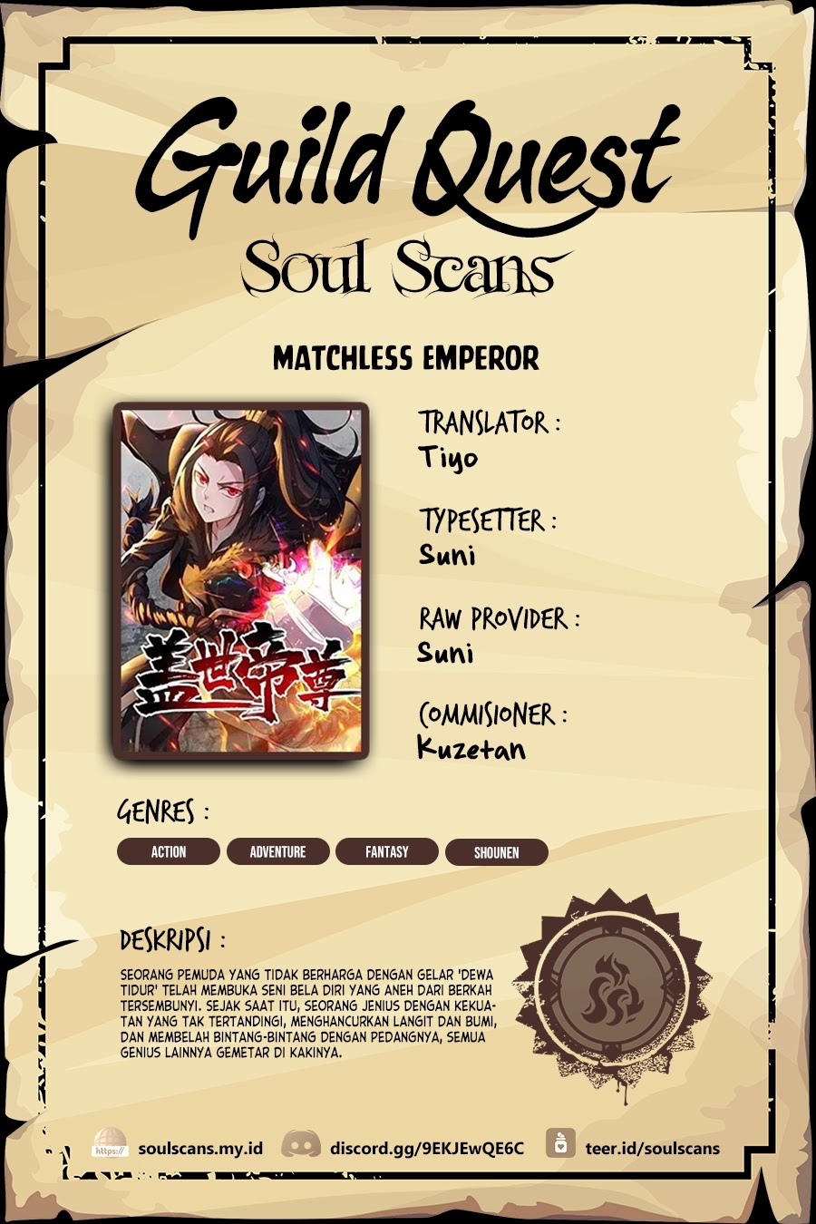 Komik Matchless Emperor Chapter 166 gambar nomor 1