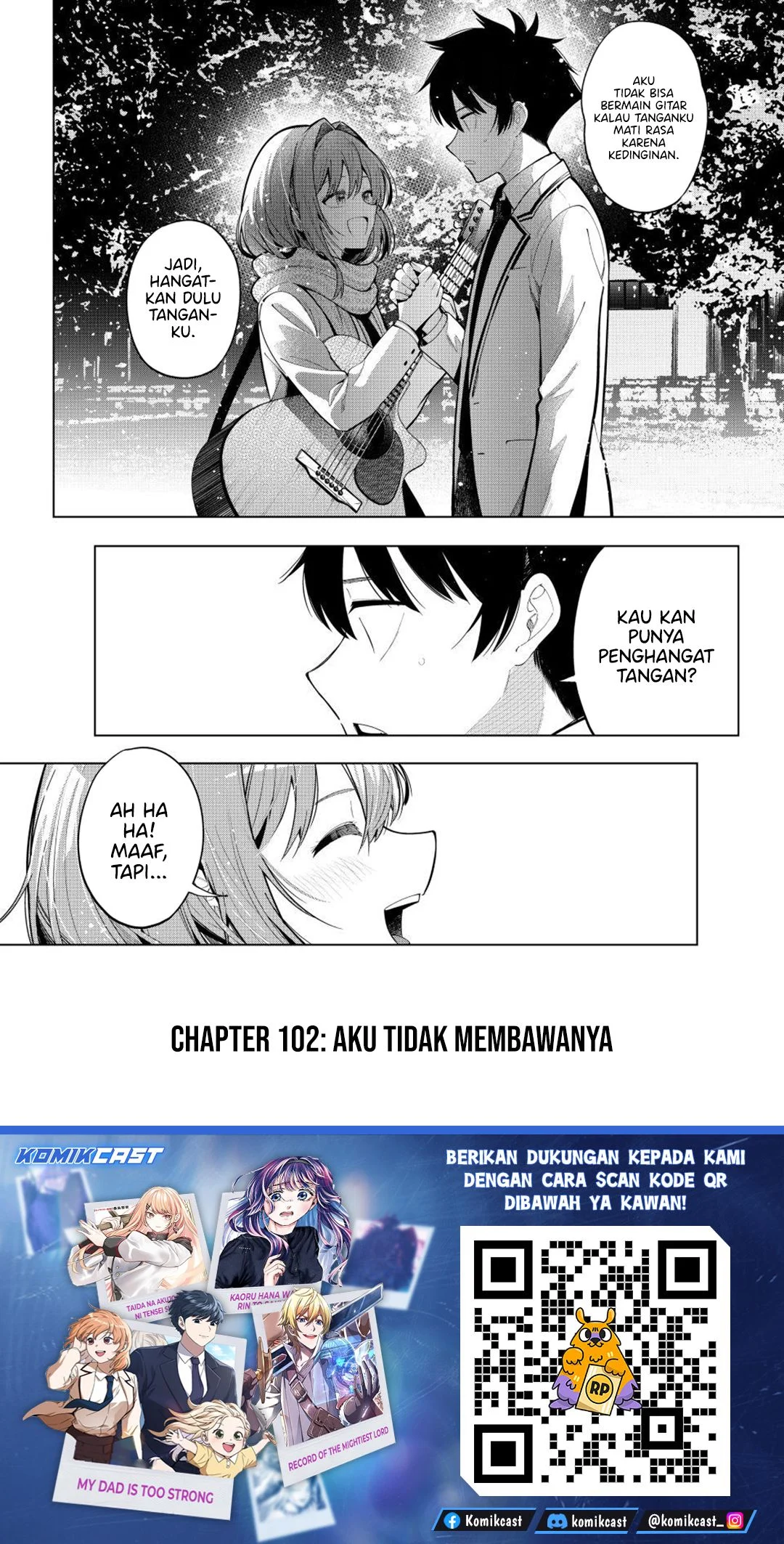 Mayonaka Heart Tune Chapter 102 Gambar 20