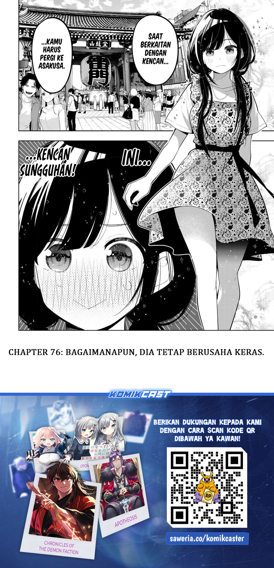 Mayonaka Heart Tune Chapter 76 Gambar 20