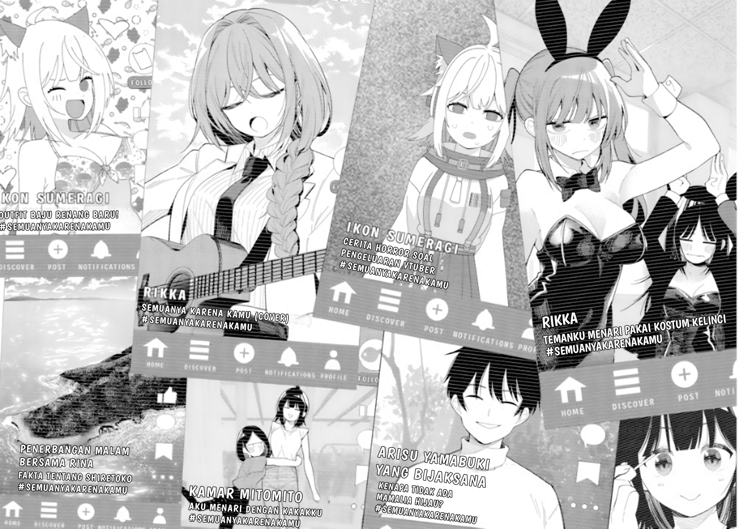 Mayonaka Heart Tune Chapter 82 Gambar 18