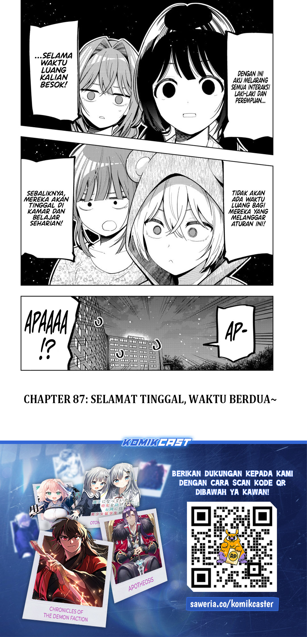 Mayonaka Heart Tune Chapter 87 Gambar 20