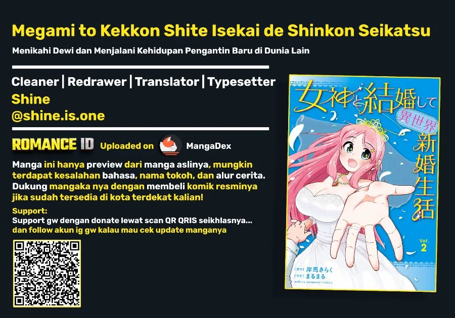 Megami to Kekkon Shite Isekai de Shinkon Seikatsu Chapter 20 halaman 2