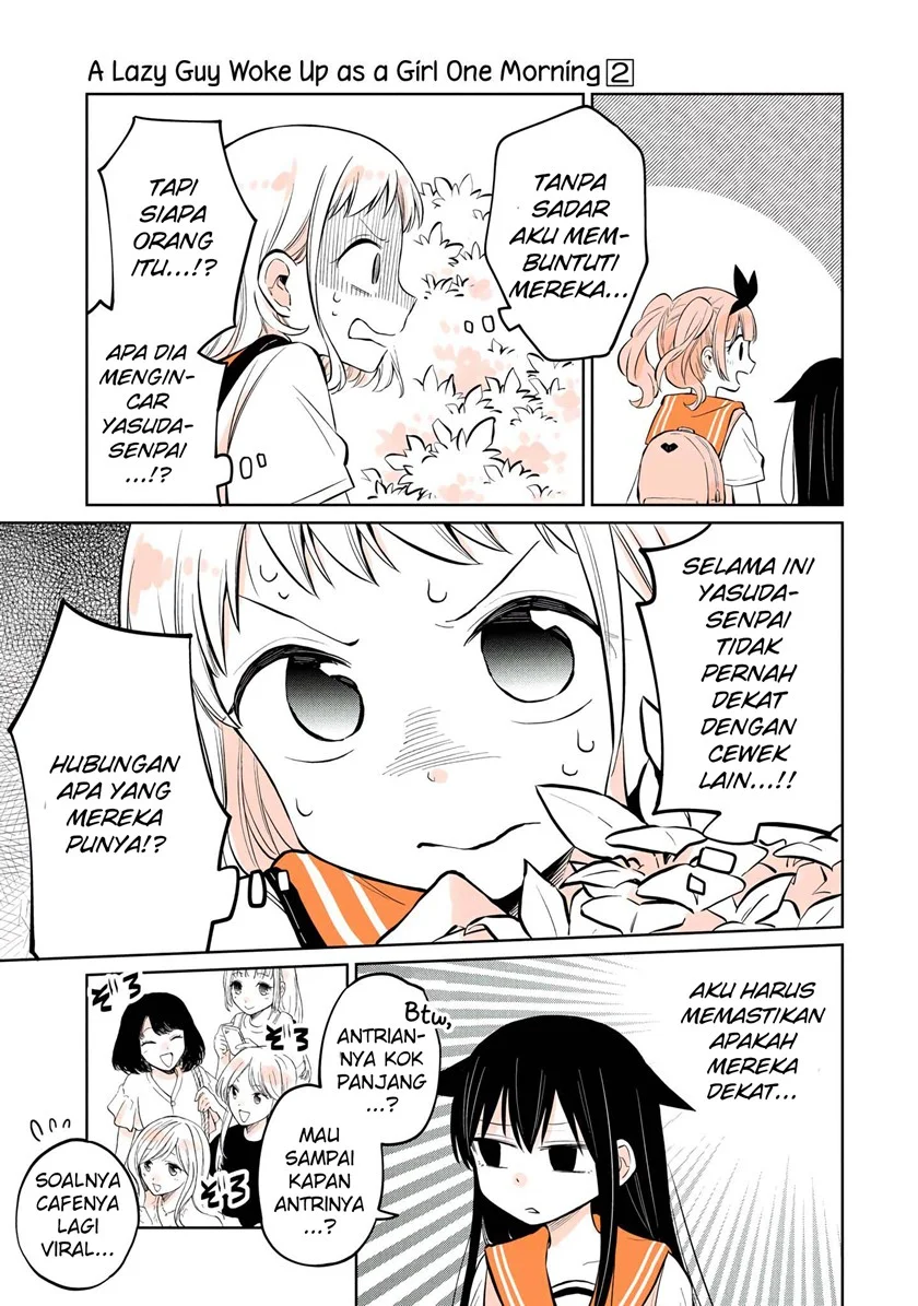 Mendoku Sagari Danshi Koukousei ga Asa Okitara Onnanoko ni Natteita Hanashi Chapter 10 Gambar 8