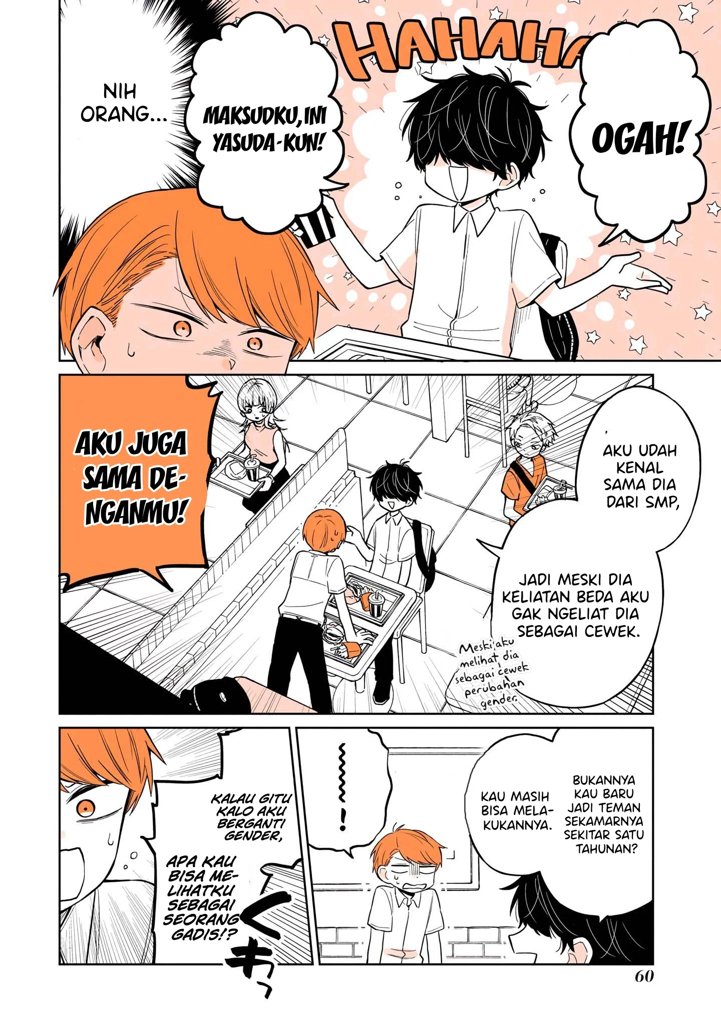 Mendoku Sagari Danshi Koukousei ga Asa Okitara Onnanoko ni Natteita Hanashi Chapter 12 Gambar 12