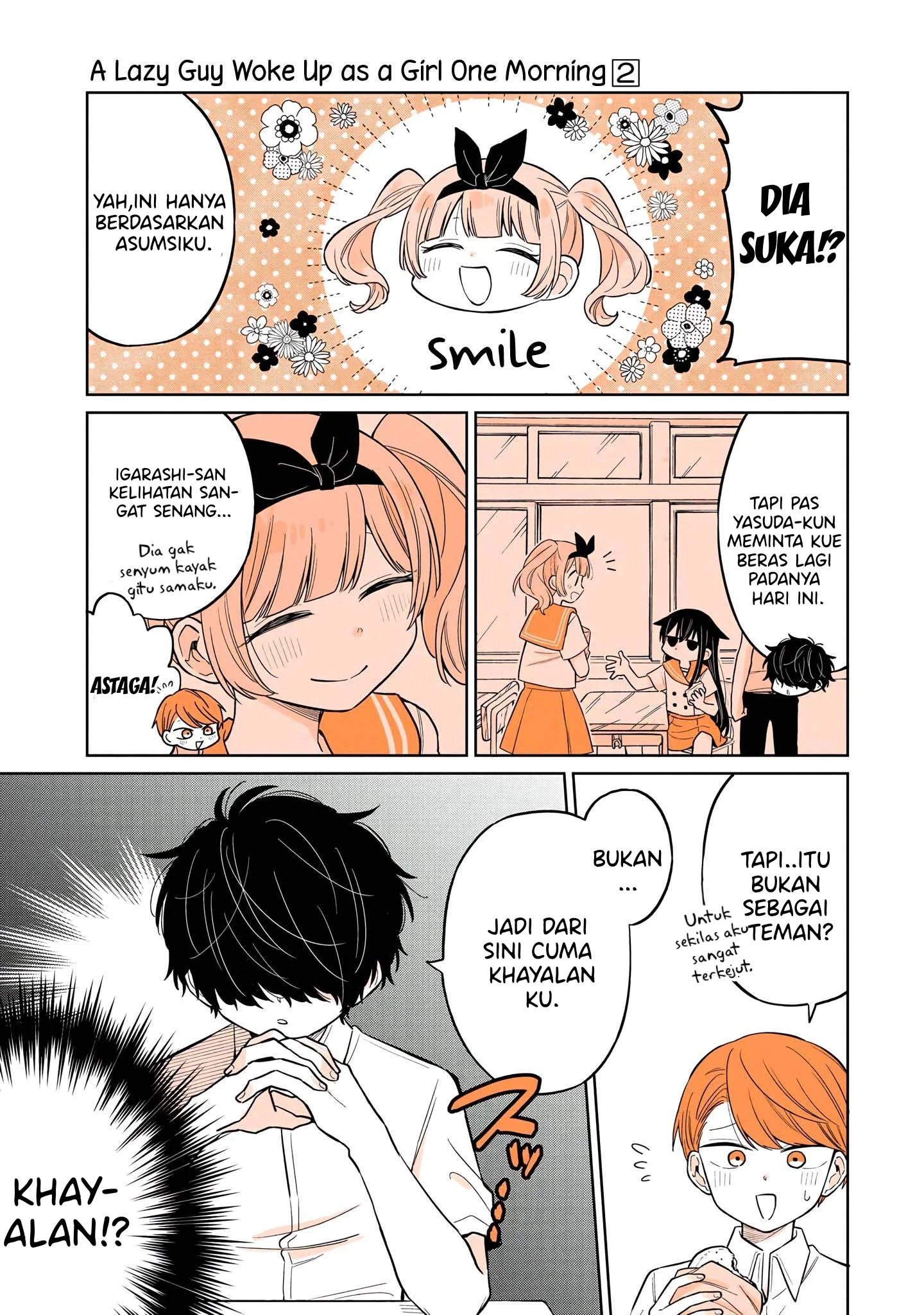 Mendoku Sagari Danshi Koukousei ga Asa Okitara Onnanoko ni Natteita Hanashi Chapter 12 Gambar 7