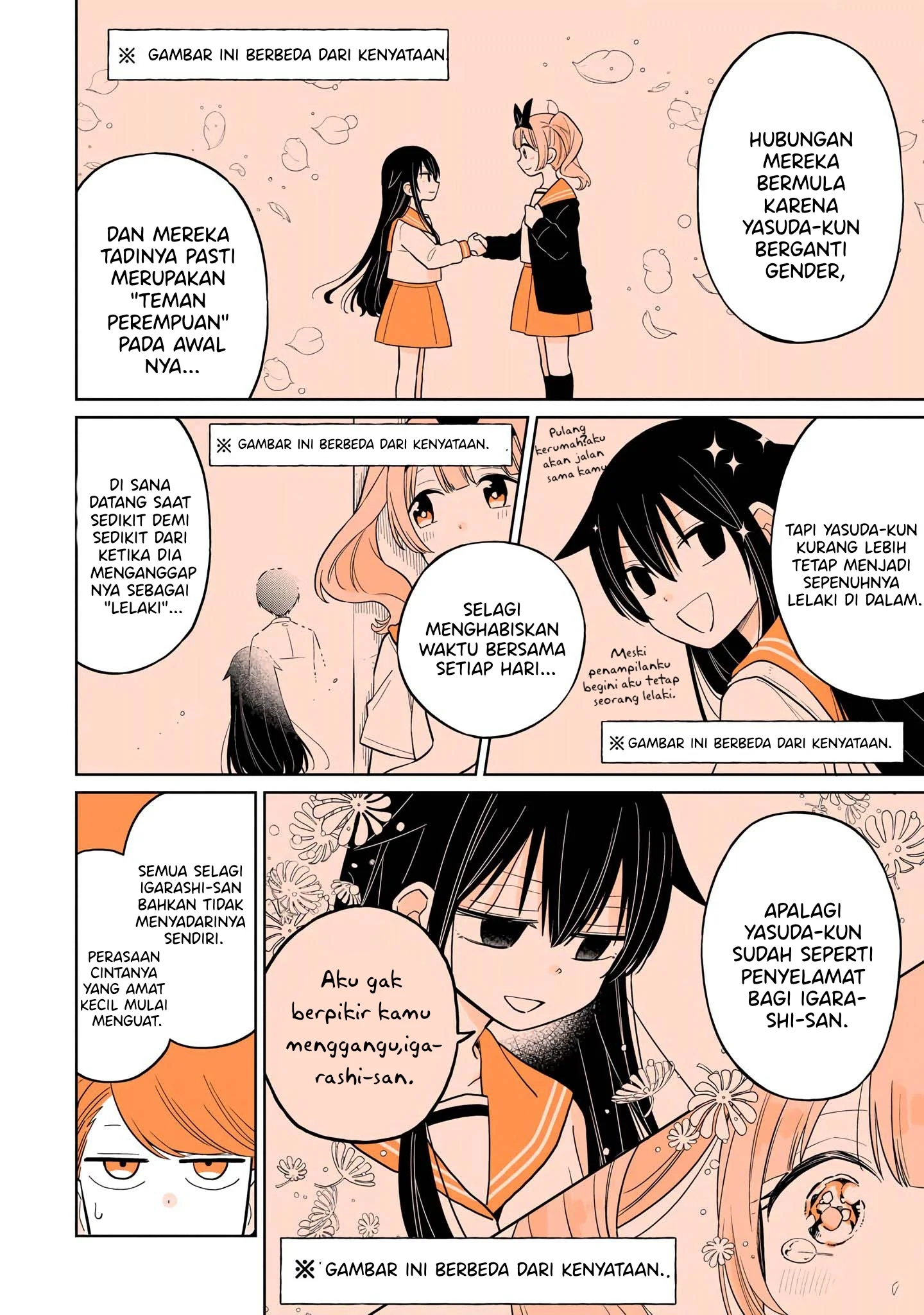 Mendoku Sagari Danshi Koukousei ga Asa Okitara Onnanoko ni Natteita Hanashi Chapter 12 Gambar 8