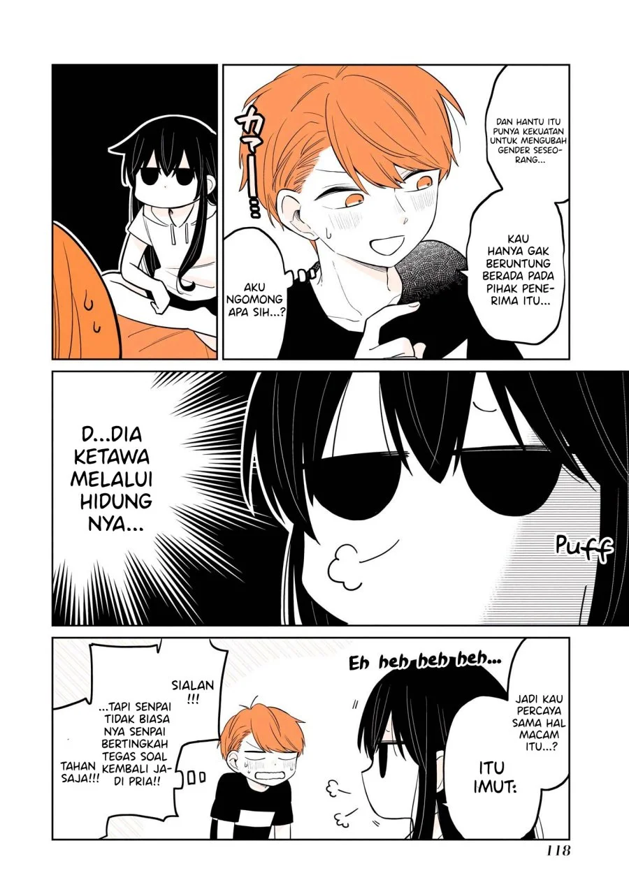 Mendoku Sagari Danshi Koukousei ga Asa Okitara Onnanoko ni Natteita Hanashi Chapter 15.1 Gambar 5