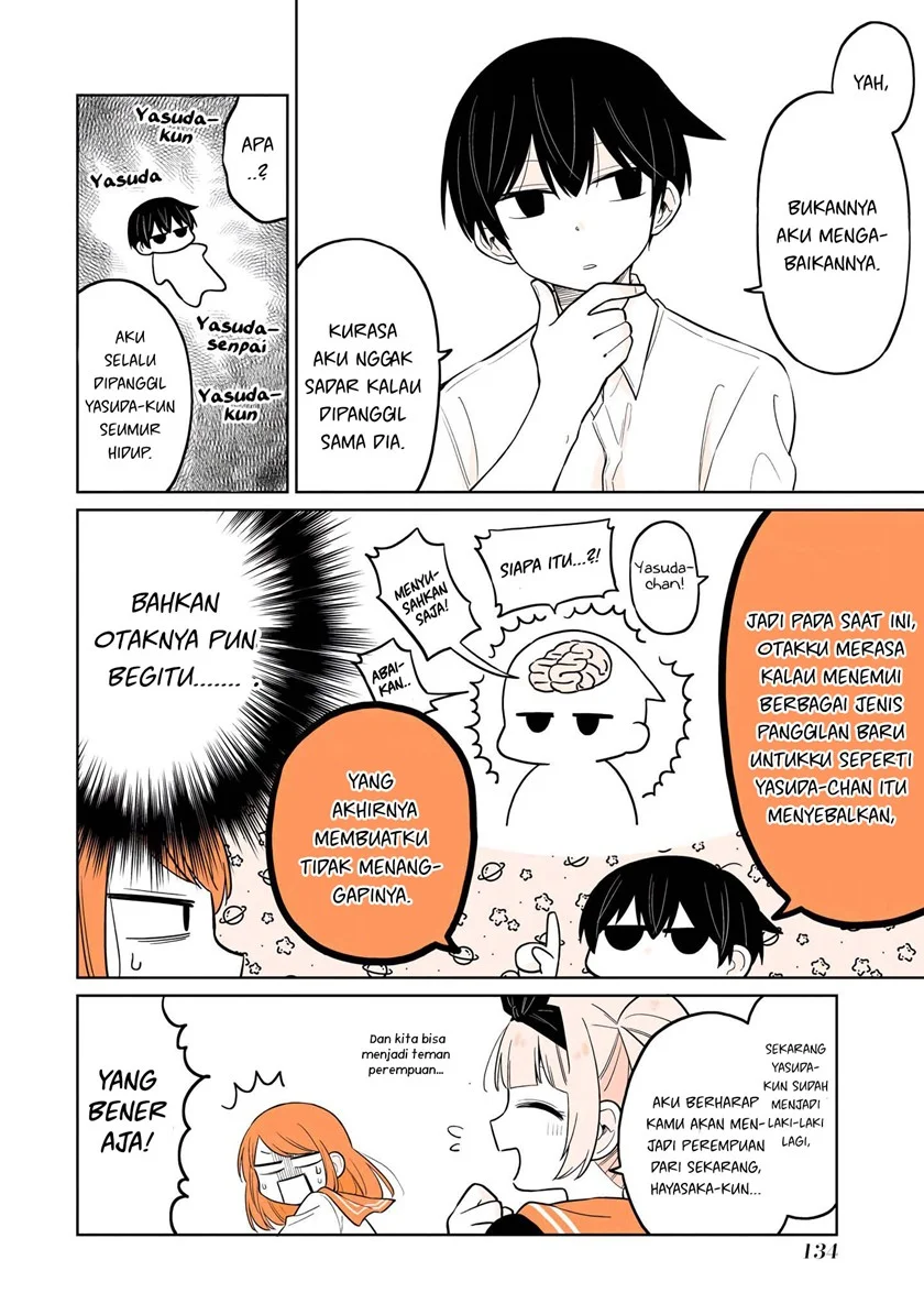 Mendoku Sagari Danshi Koukousei ga Asa Okitara Onnanoko ni Natteita Hanashi Chapter 15.2 Gambar 7
